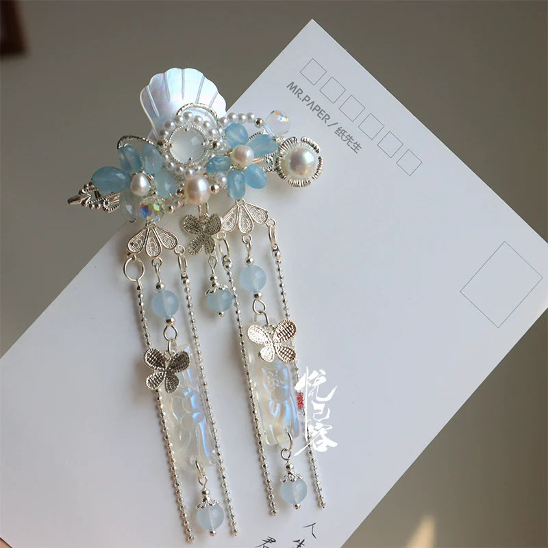 Hanfu Hair Accessories Set: Luo Xinghe