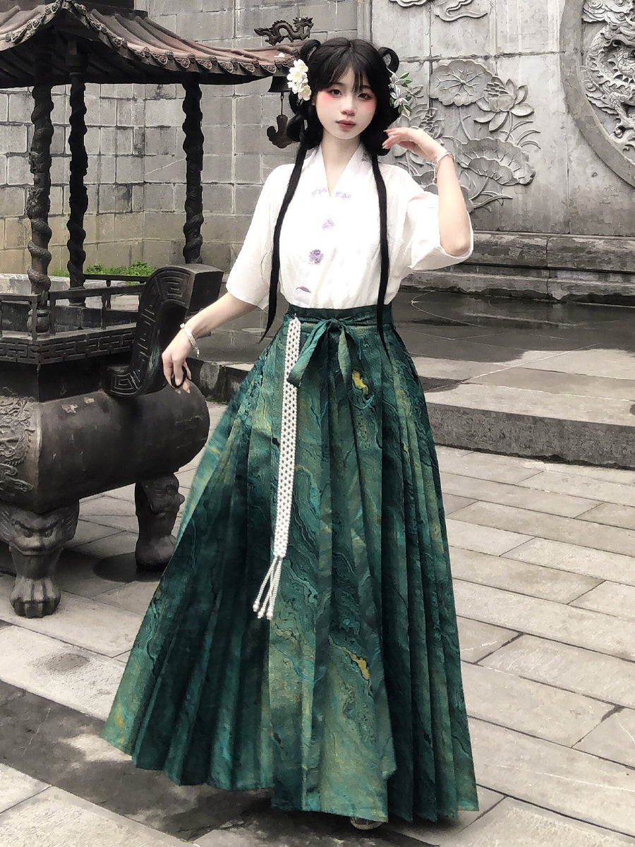 Galaxy 星河 - Plus Size Hanfu Ming Dynasty Mamianqun