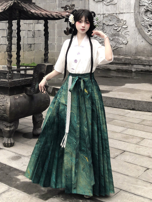 Galaxy 星河 - Plus Size Hanfu Ming Dynasty Mamianqun