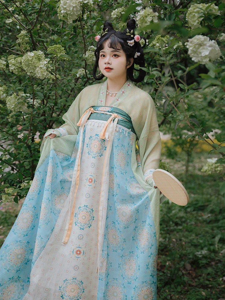 Qingping - Tang Dynasty Hanfu Matching Set