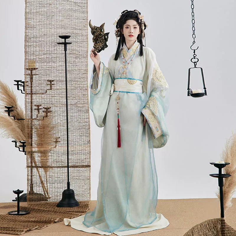 Sunset - Warring States and Han Dynasty Straight Hem Robe