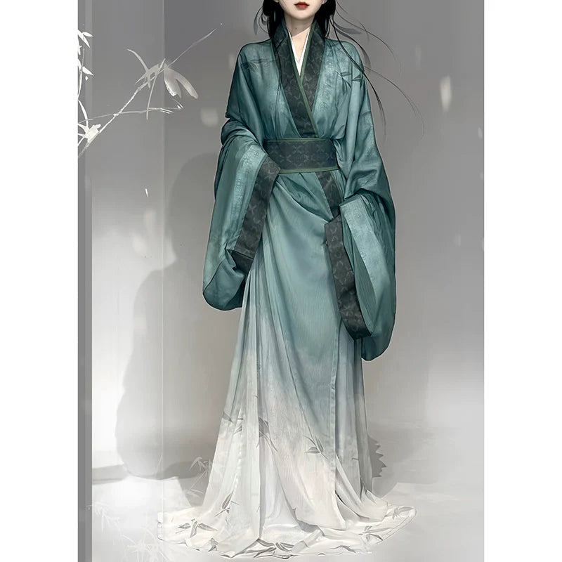 Bamboo - Warring States and Han Dynasty Straight Hem Robe