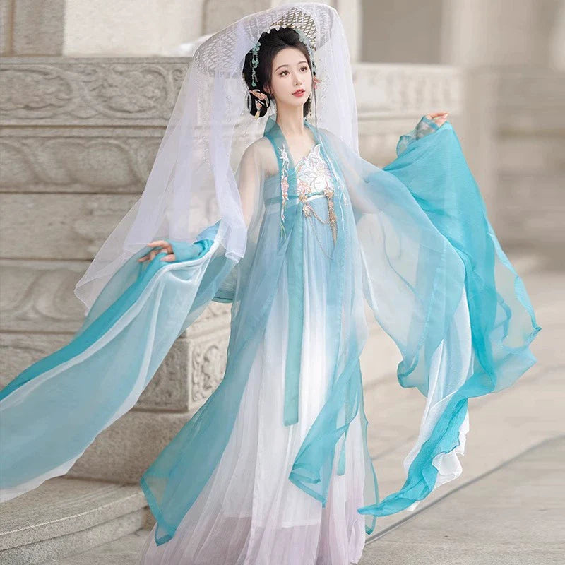 Midsummer 仲夏 - Tang Dynasty Style Hanfu Dress Heziqun