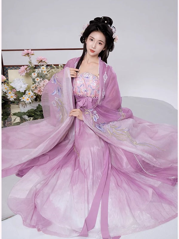 Starry Night River 如梦星河 - Tang Dynasty Style Modern Hanfu Dress Heziqun