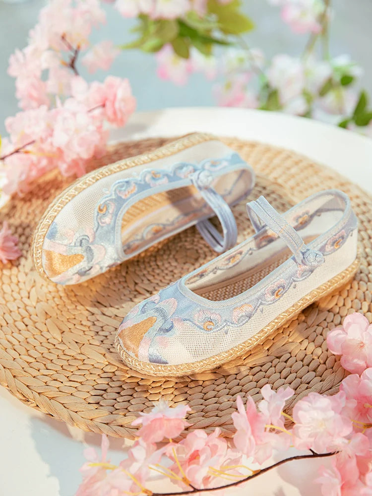 Lucy - Sheer Embroidered Chinese Hanfu Shoes