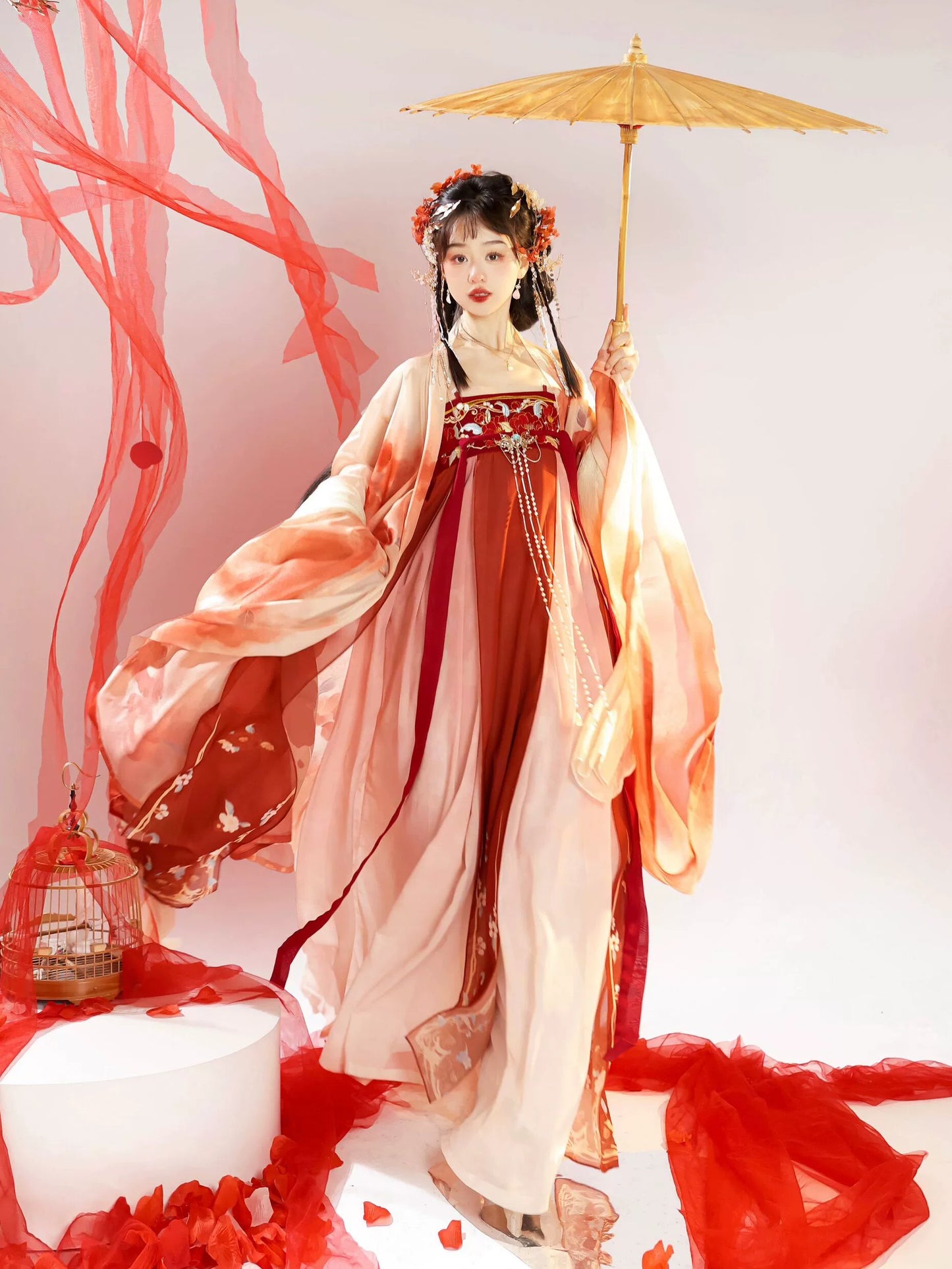 Chuntang 春棠 - Tang Dynasty Style Hanfu Dress Heziqun