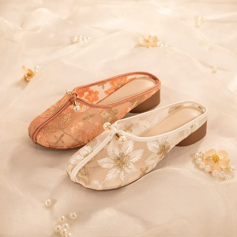 Vanessa - Sheer Slip-On Shoes for Cheongsam