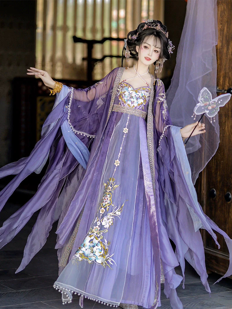 Xianshu 仙姝 - Tang Dynasty Style Hanfu Dress Heziqun