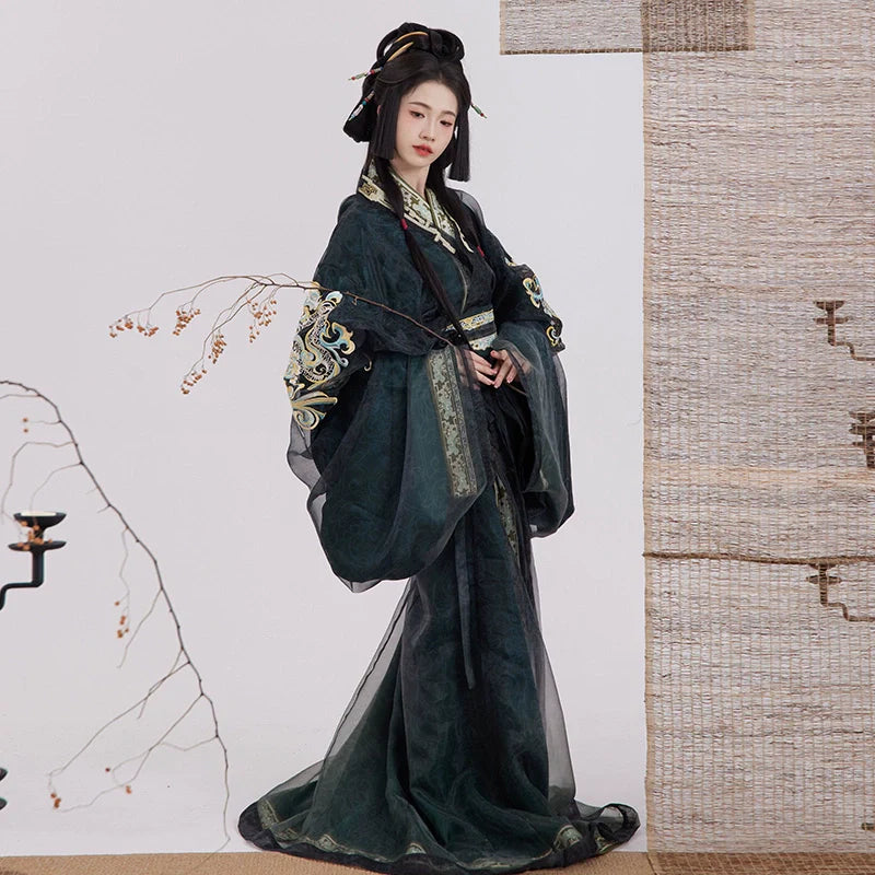 Imperial - Female Warring States and Han Dynasty Straight Hem Robe