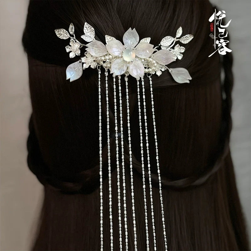 Back Hair Pin: Whispering Shadow