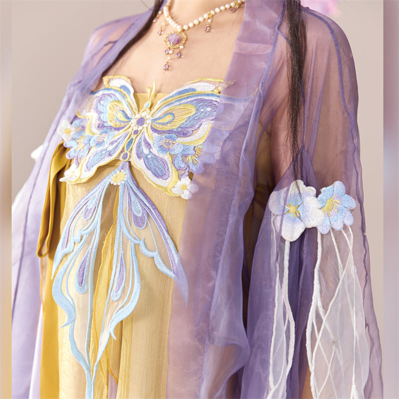 Drunken Dream Butterfly 醉梦蝶 - Tang Dynasty Style Qixiong Ruqun