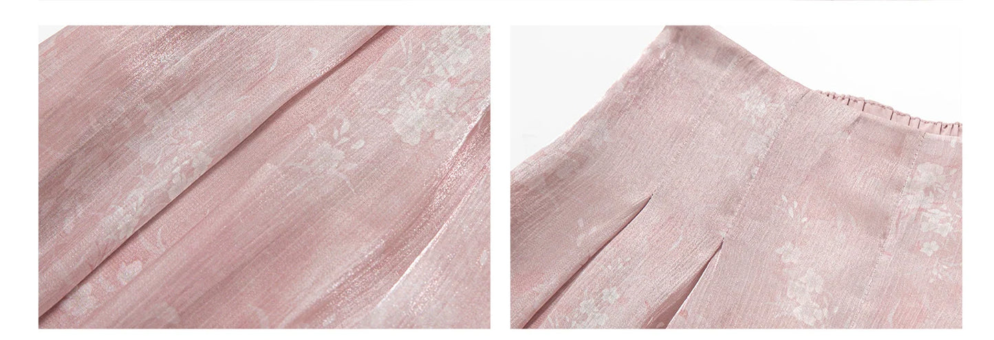 Ming Dynasty x Modern Hanfu: Summer Mist 粉雾花影 (Preorder)