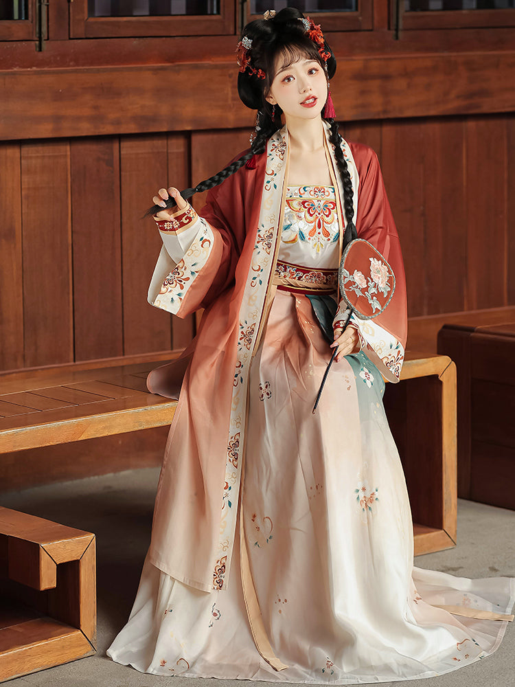 Jin Yudie 锦玉蝶 - Song Dynasty Style Qiyao Ruqun Hanfu