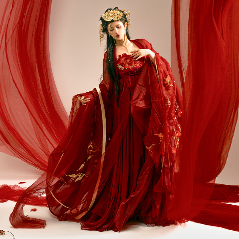 Lost You Forever 长相思 - Tang Dynasty Style Hanfu Dress Heziqun