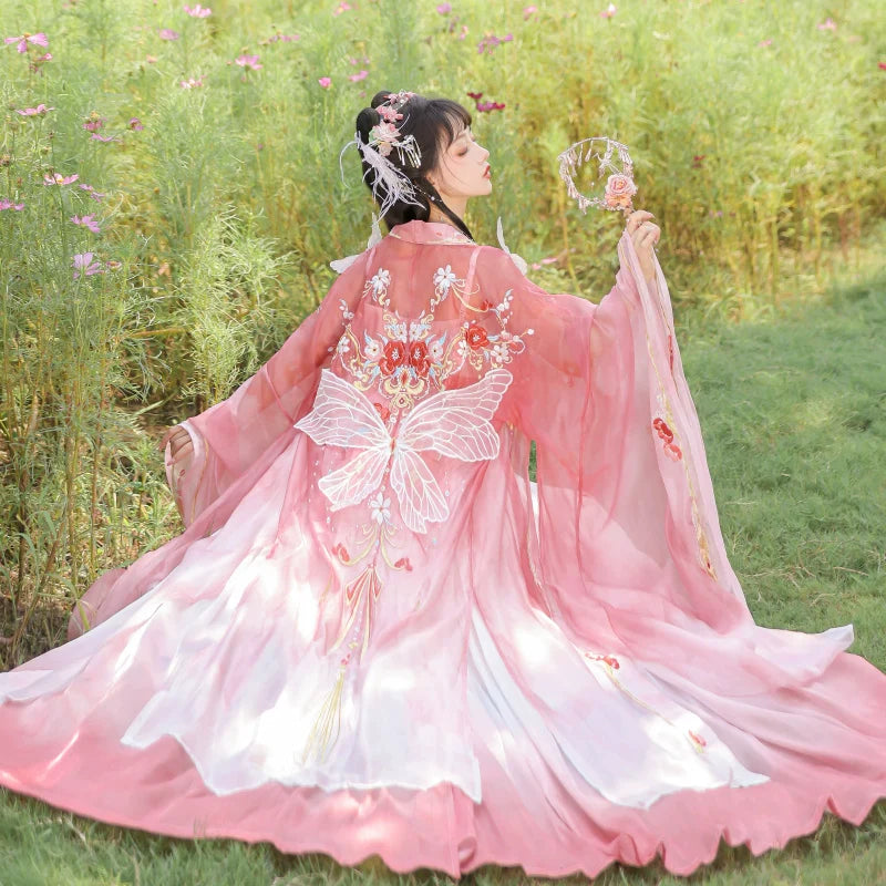 Flying Flower 飞花令 - Tang Dynasty Style Hanfu Dress Heziqun