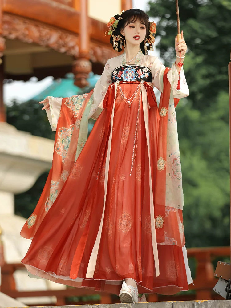 Yurong 玉蓉 - Tang Dynasty Style Qixiong Ruqun