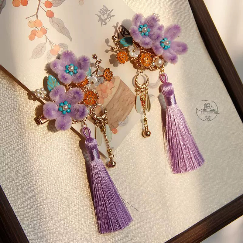Hair Clips: Velvet