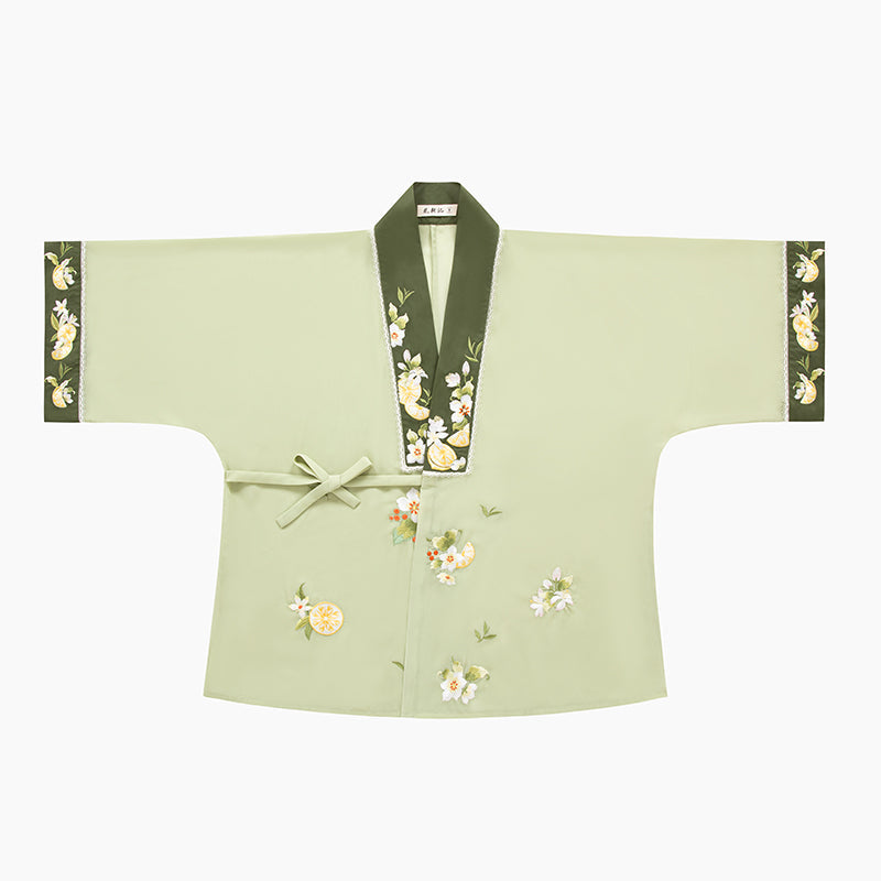Lemon Black Tea 柠檬红茶 - Song Dynasty Style Qiyao Ruqun Hanfu