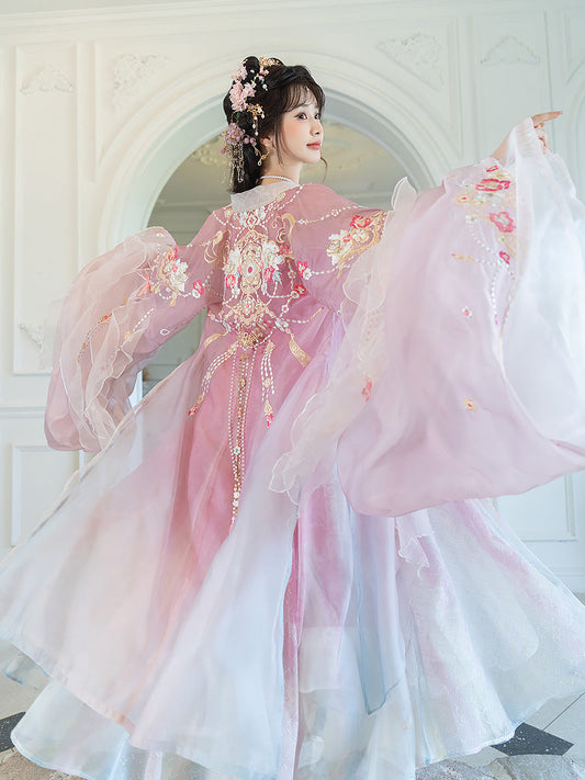 Spring Banquet 春日宴 - Tang Dynasty Style Hanfu Dress Heziqun