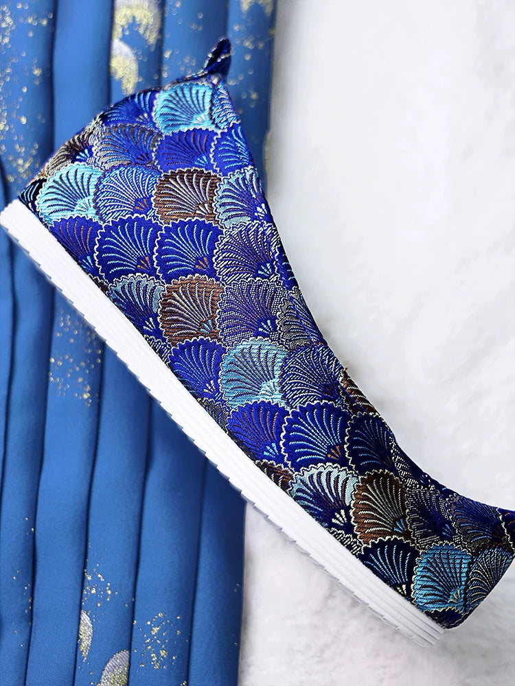 Hazel - Chinese Style Brocade Hanfu Shoes