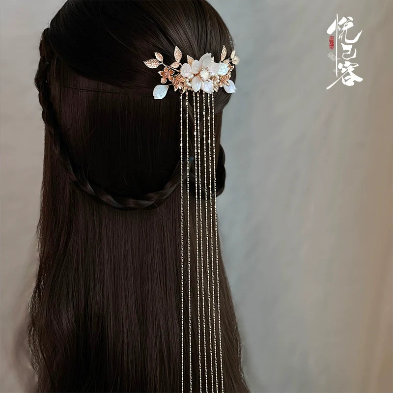 Back Hair Pin: Whispering Shadow