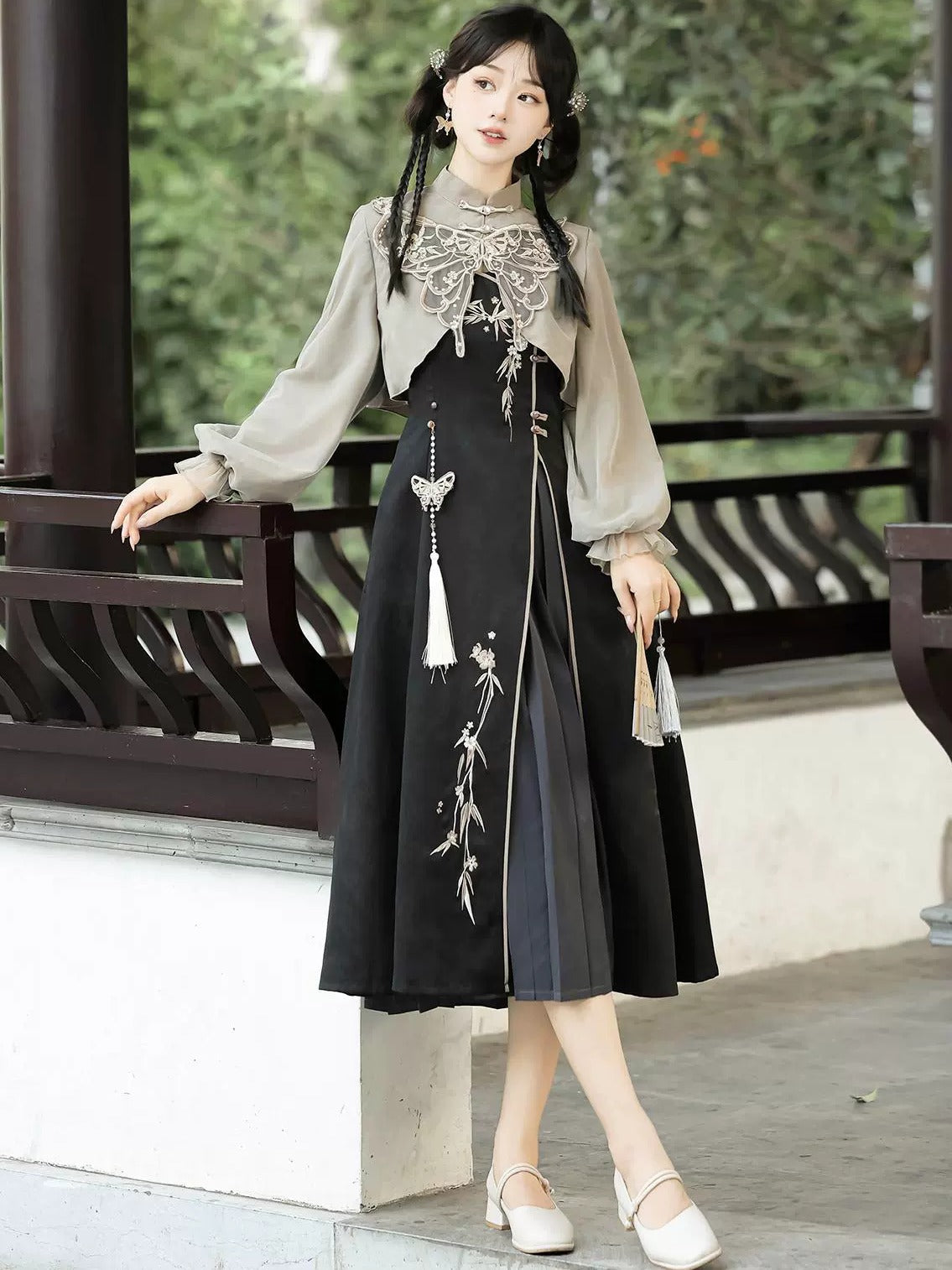 Butterfly Ash 蝶烬 - New Chinese Style Summer Sundress