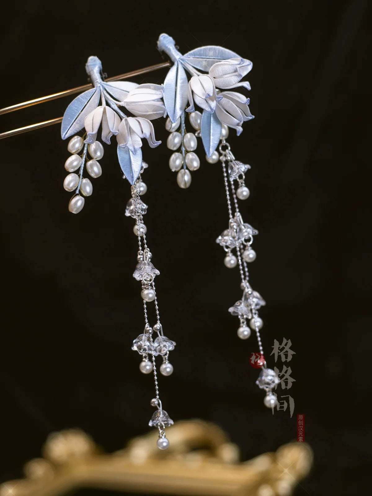 Hair Clips: Lily of the Valley