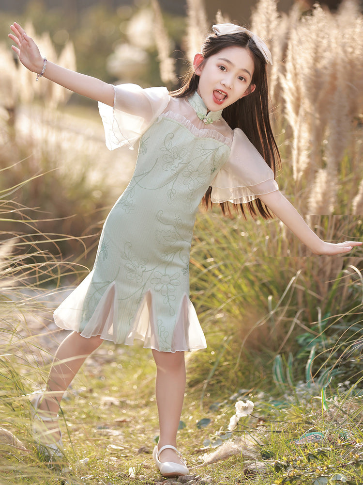 Bella - New Chinese Style Cheongsam for Girls