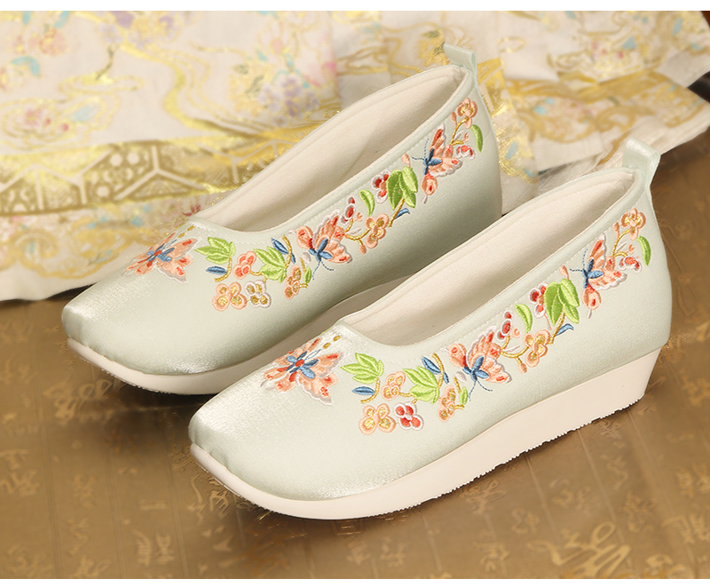 Deep Rose - Traditional Satin Shoes for Hanfu