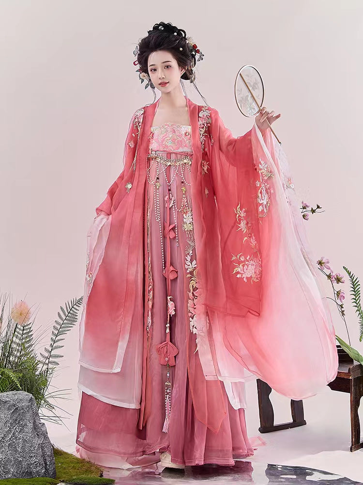 Drunken Winds - Tang Dynasty Style Hanfu Dress Heziqun
