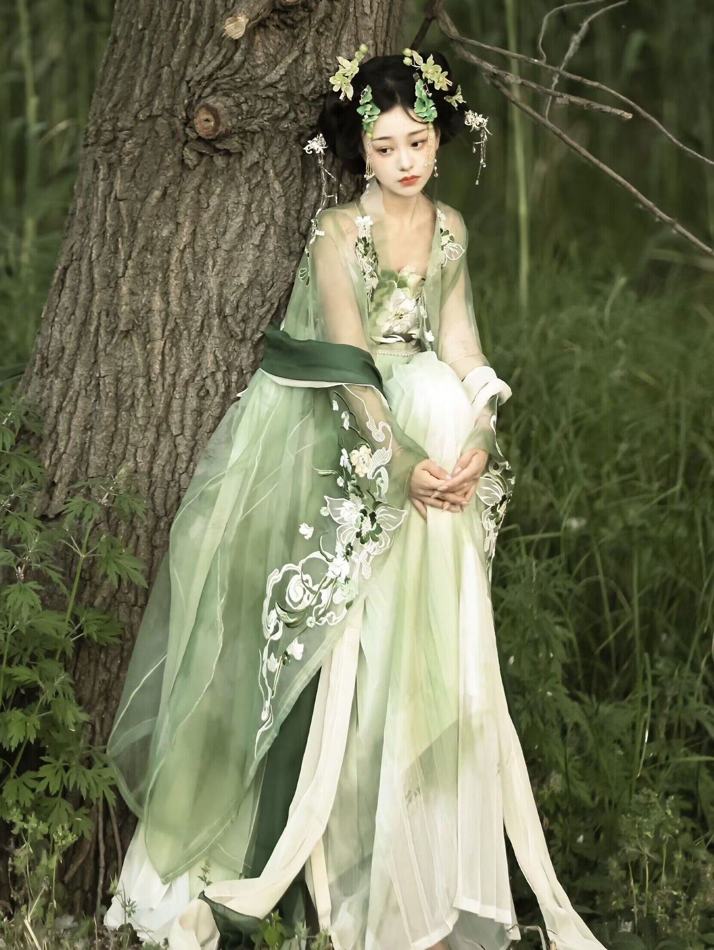 Peppermint - Tang Dynasty Style Hanfu Dress Heziqun