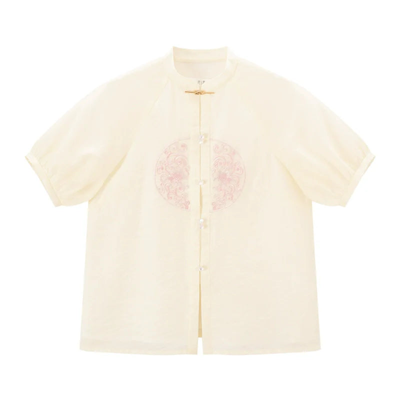 Ming Dynasty x Modern Hanfu: Summer Mist 粉雾花影 (Preorder)