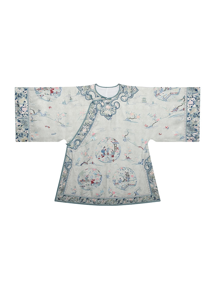 Mint Brocade - Late Qing Dynasty Han Lady Outfit