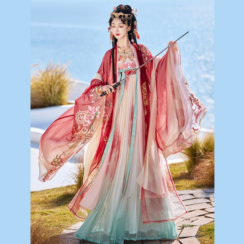 Koi 金鱼姬 - Tang Dynasty Style Hanfu Dress Heziqun