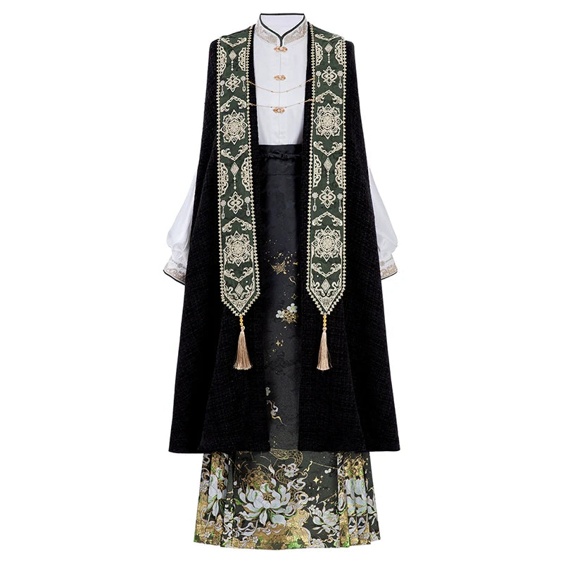 Ming Dynasty Modern Hanfu, New Chinese Style, Mamianqun, Nightmare 青魇 (Preorder)