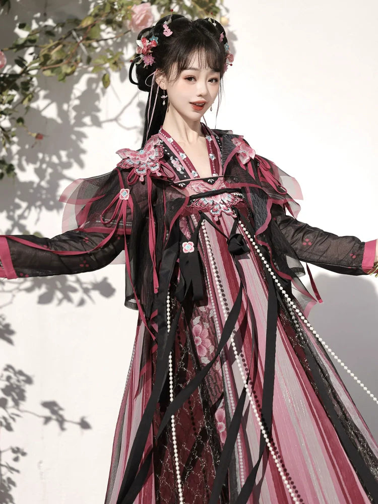 Song of Luo 洛之瑶 - Tang Dynasty Style Qixiong Ruqun