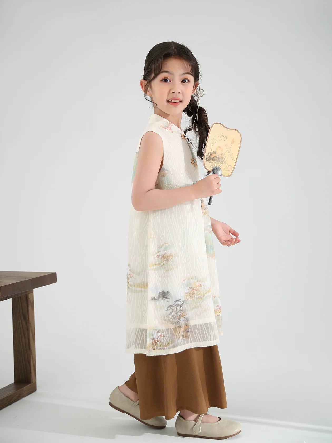 Cedar - New Chinese Style Cheongsam for Girls