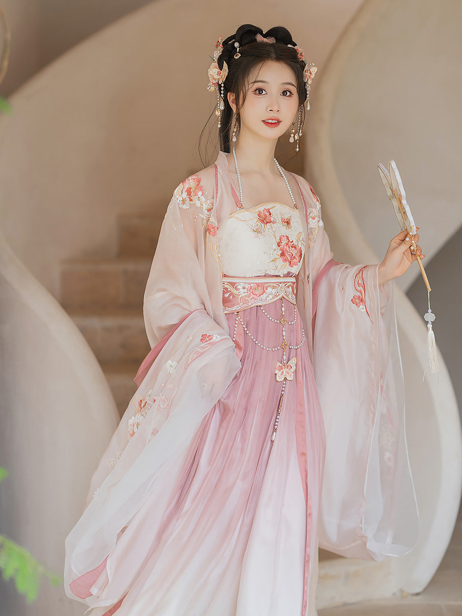 Ruofu 若芙蕖 - Tang Dynasty Style Hanfu Dress Heziqun