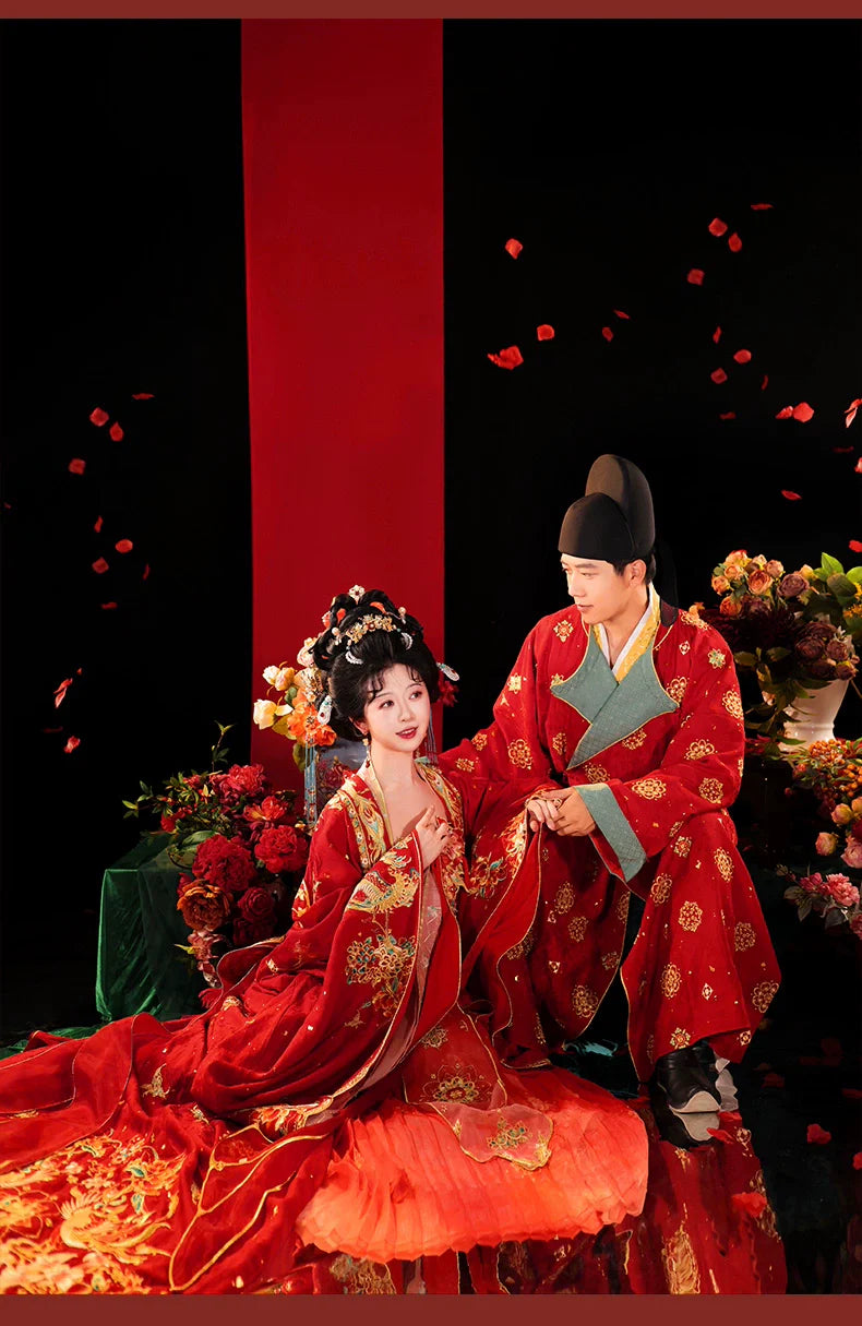 The Tang Dynasty Wedding, Bridal Gown, Song of Peace 太平笙歌 (Preorder)