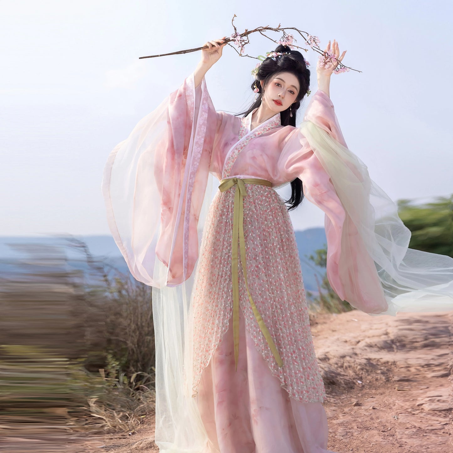 Peach Oolong 蜜桃乌龙 - Wei Jin Princess Style Qiyao Ruqun