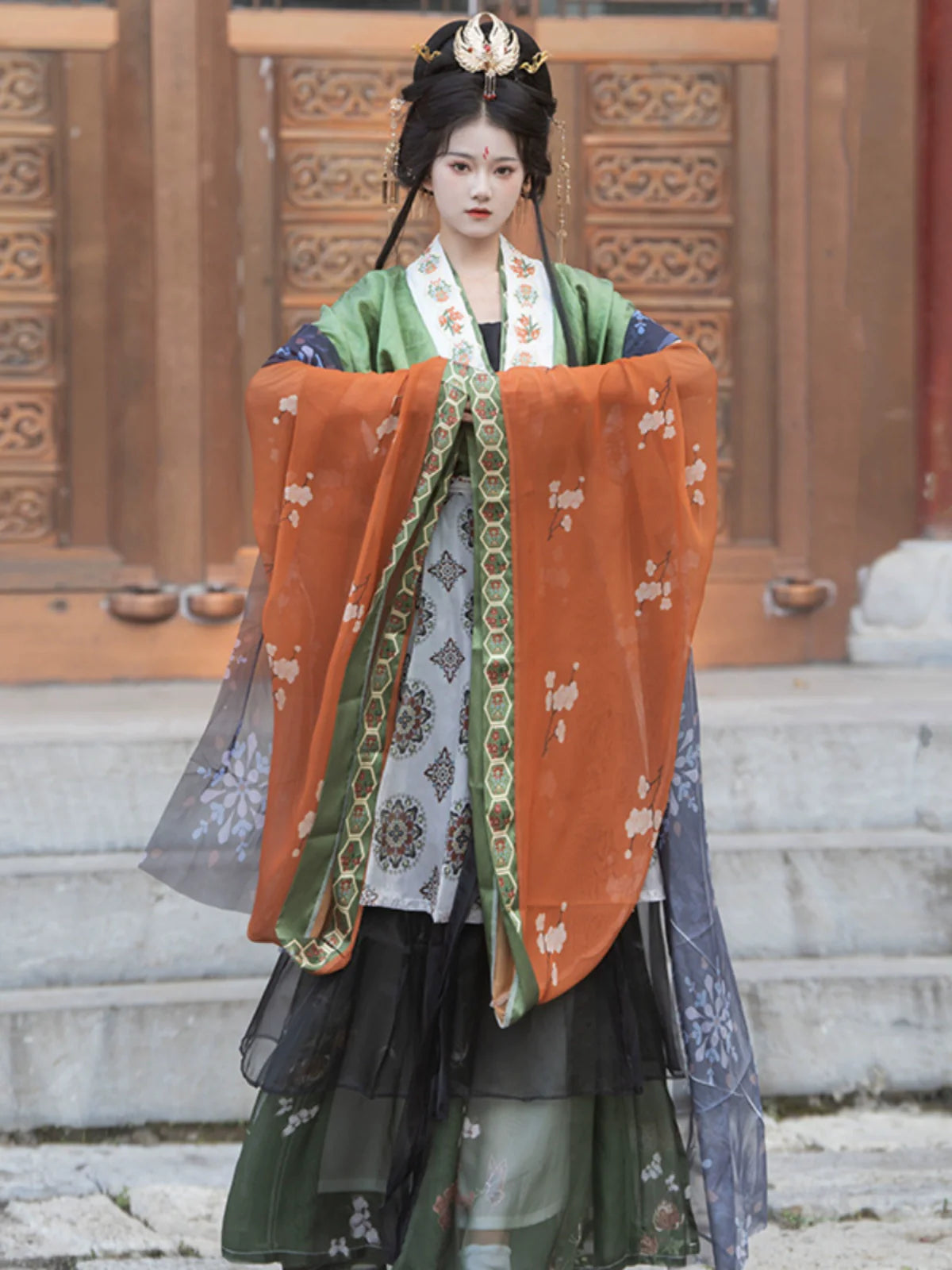 Butterfly Scroll 蝴蝶图卷 - Wei Jin Goddess Style Qiyao Ruqun