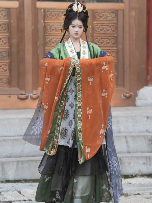 Butterfly Scroll 蝴蝶图卷 - Wei Jin Goddess Style Qiyao Ruqun