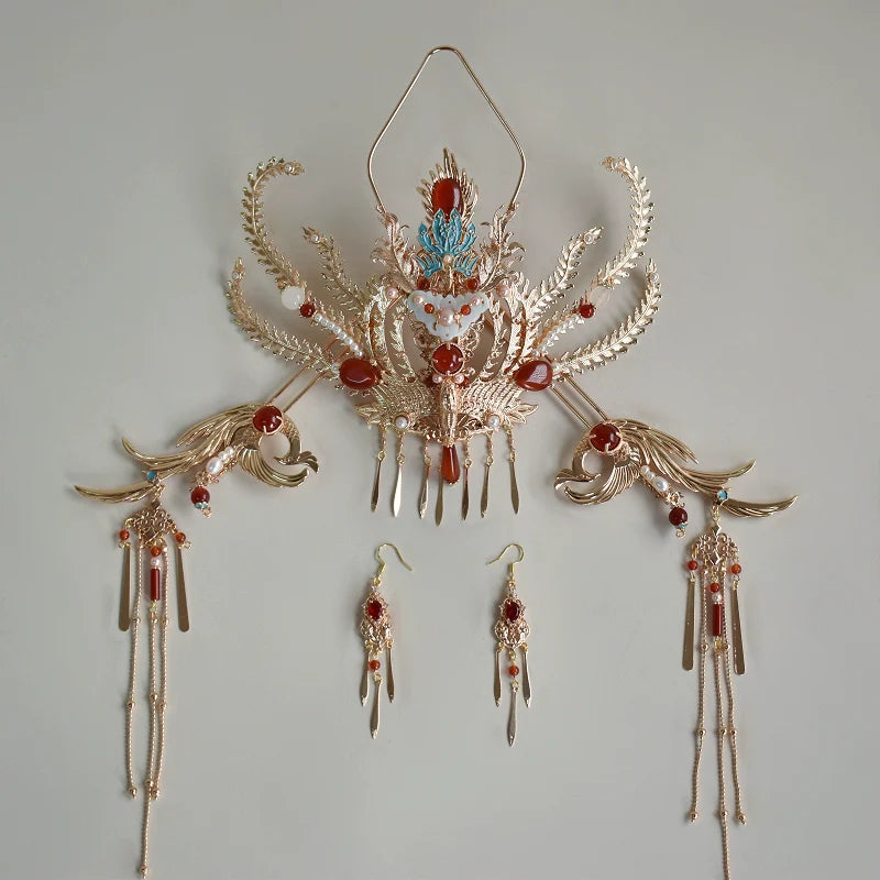 Chinese Wedding Hair Accessories: Ancient Wind Goddess