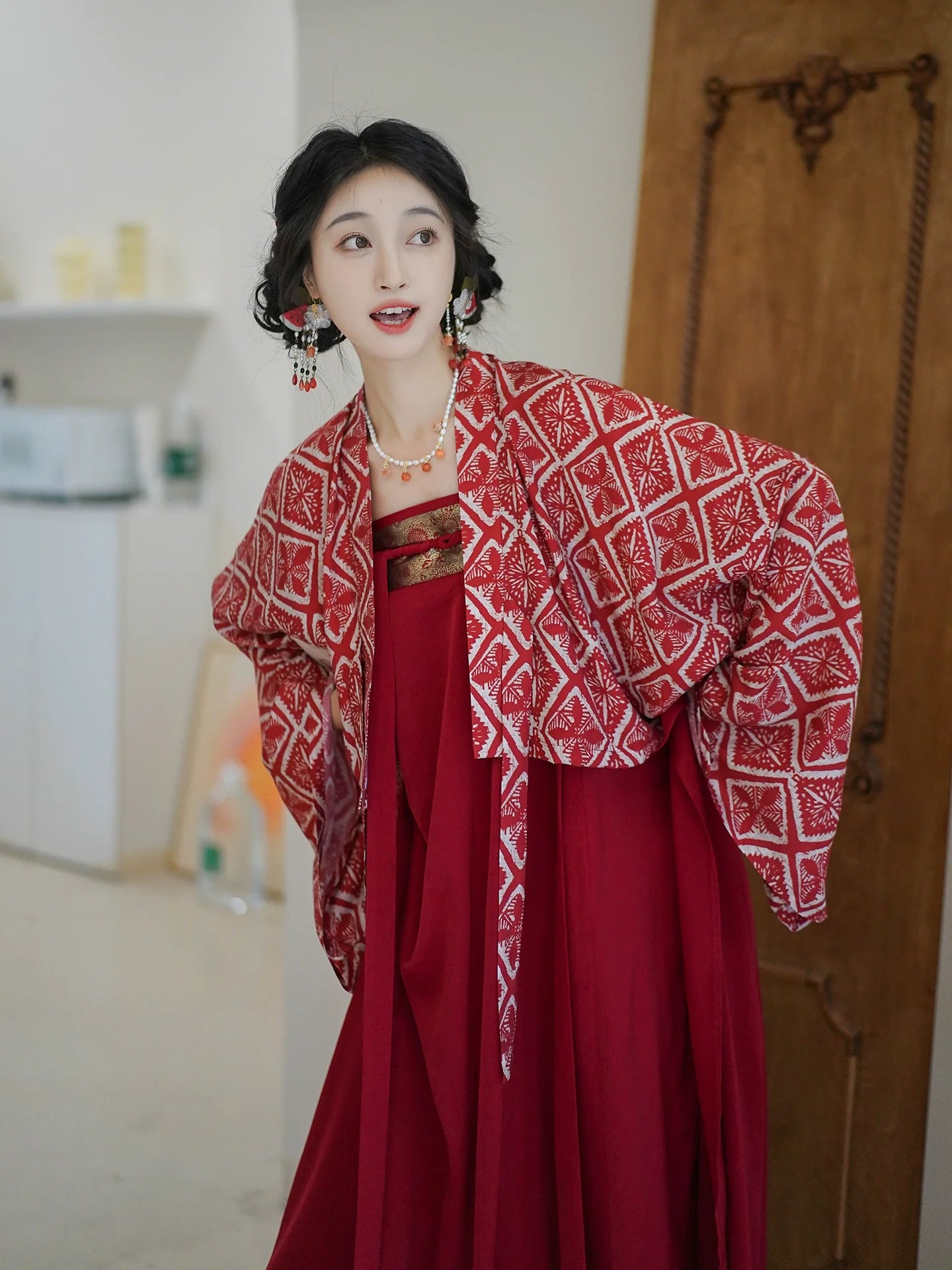 Thousand Lights Night 千灯夜行 - Modern Tang Dynasty Hanfu Dress (Preorder)