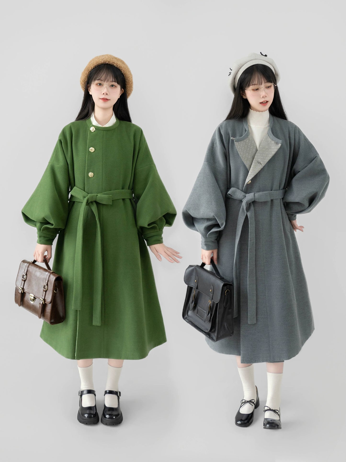 Lyric Poetry 抒情诗 - Modern Hanfu Robe, Woolen Coat