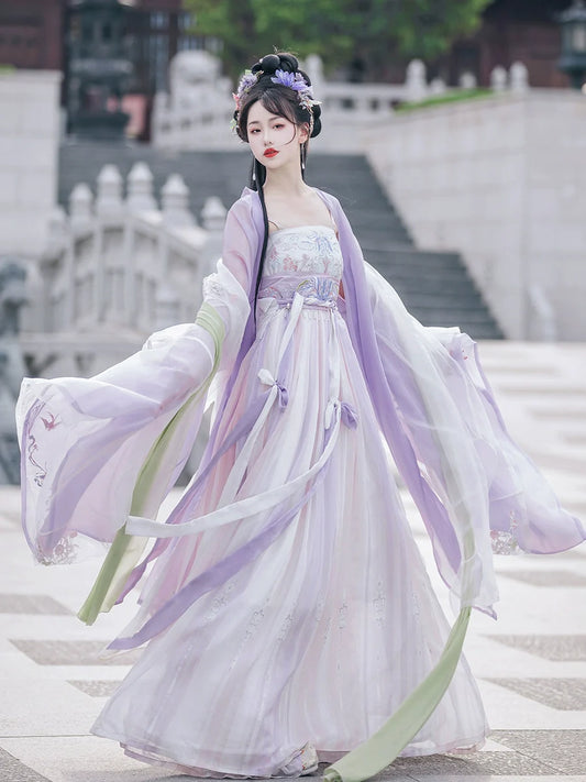 Little Grape 小葡萄 - Tang Dynasty Style Hanfu Dress Heziqun
