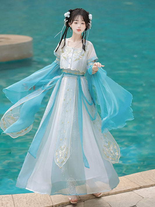 Bishui 碧水 - Dunhuang Fairies Feitian Tang Dynasty Costume
