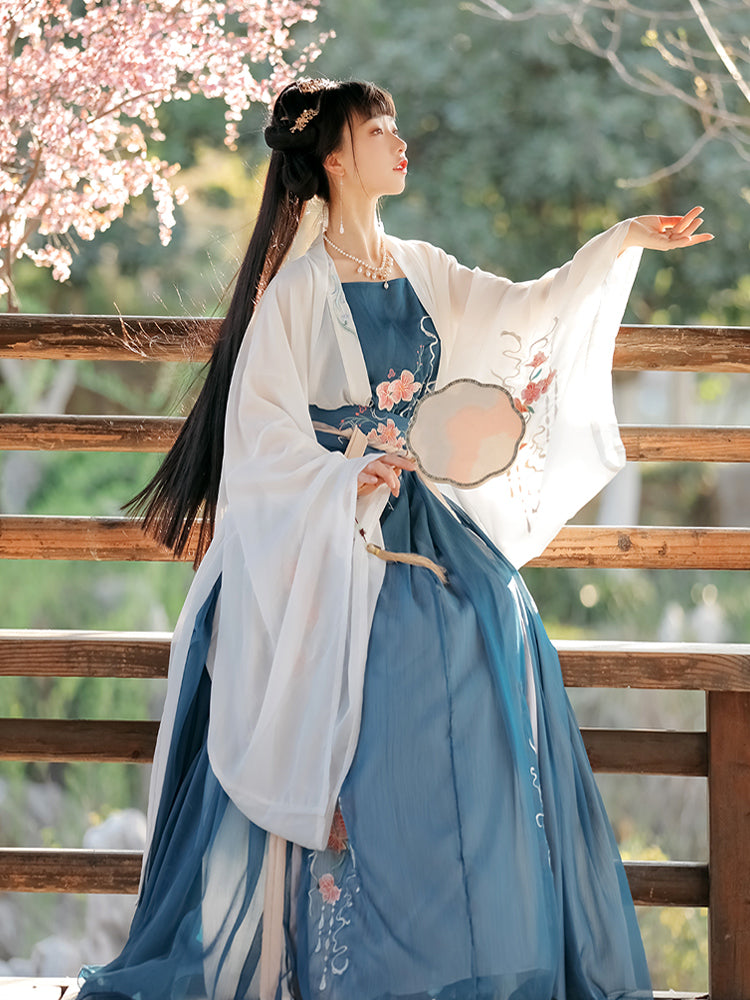 Hanjiao 含娇 - Song Dynasty Style Qiyao Ruqun Hanfu