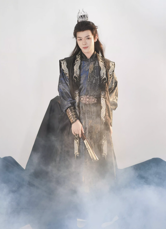 Tang Dynasty Round Collar Robe - Rise of the King 君临