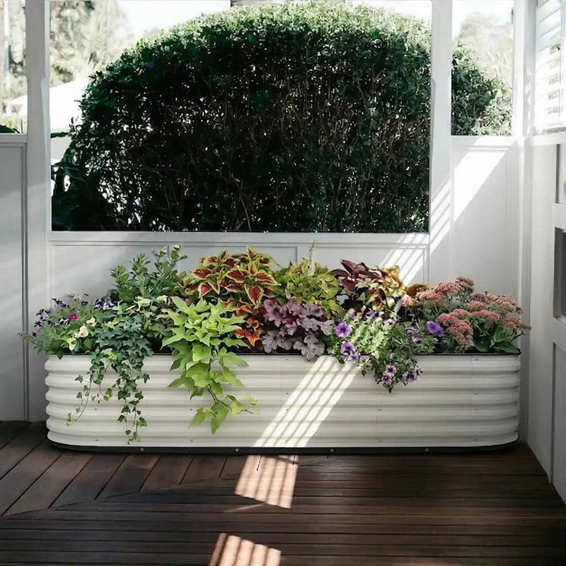 YoYoBloom 8'x2' Base For Metal Raised Garden Bed | Soil-Proof & Indoor Ready
